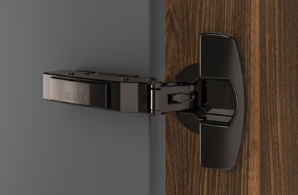 Петля sensys 8675, угол 110°, чашка th52 d35, вкладная, b-4, черный обсидиан 9091743 Hettich