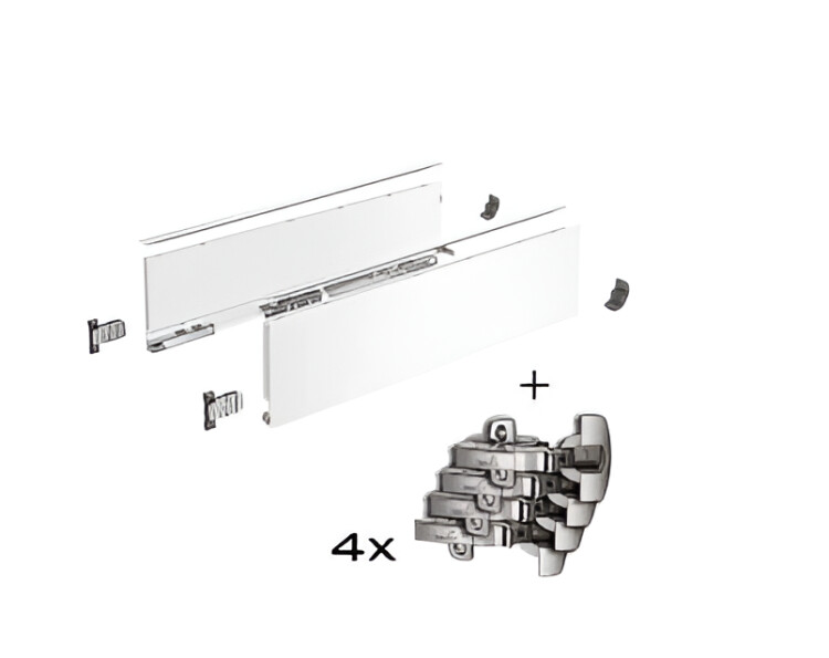 9339630 Комплект Ящика Avantech You, H139, Nl500, Белый С 4 Петлями Sensys 8645
