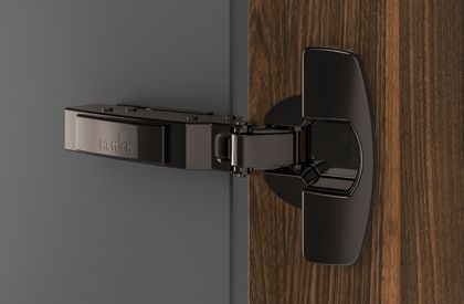 Петля sensys 8631i, угол 95°, чашка th52 d35, вкладная, b-4, черный обсидиан 9091756 Hettich