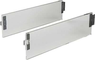 Комплект надставок на боковину designside для arcitech, nl350, h124, стекло 8 мм прозрачное 9122993 Hettich