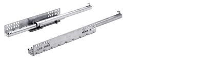 Направляющая quadro 20 hg, 20 кг nl250, частичного выдвижения, eb20, левая 9105599 Hettich