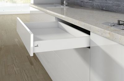 Комплект ящика arcitech с соед .зад.стенки, nl350, h94, цвет белый 9149297 Hettich
