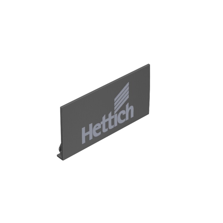 925770501 Заглушка на боковину AvanTech YOU, с логотипом Hettich, Антрацит