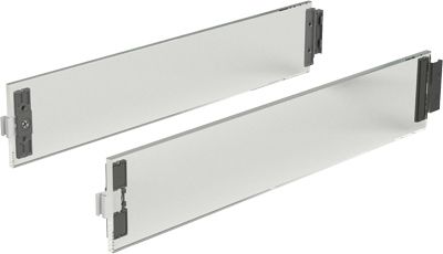 Комплект надставок на боковину designside для arcitech, nl350, h92,стекло 8 мм прозрачное 9122985 Hettich