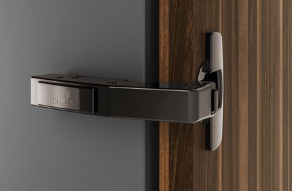 Петля sensys 8669,w90, угол 95°, чашка th52 d35, вкладная, b4, черный обсидиан 9091752 Hettich