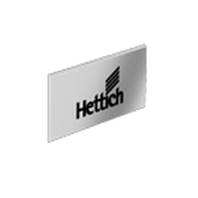 Заглушка на боковину arcitech, с логотипом hettich, антрацит 9123005 Hettich