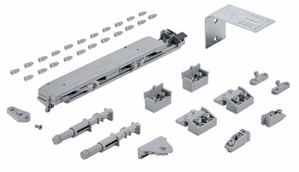 Комплект демпфера silent syste m topline xl для 1-го дверного шкафа 9181696 Hettich