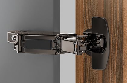 Петля sensys 8657i, угол 165°, чашка th52 d35, средняя стенка, b3, черный обсидиан 9091768 Hettich