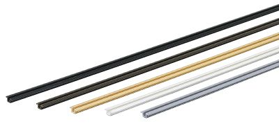 Профиль slideline 55/55 plus, l2000, пластик, коричневый 1013474 Hettich