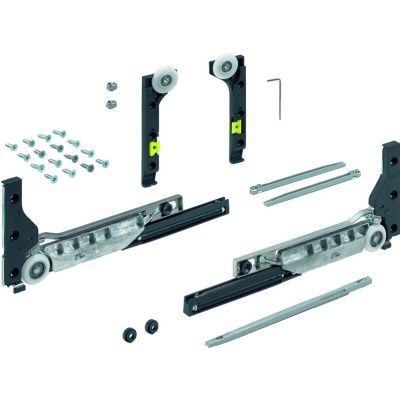Комплект фурнитуры slideline m silent system, 10 кг 9201921 Hettich