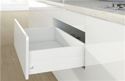 Комплект короба arcitech с top side, с соед.зад.стенки, nl500, h 186/94, цвет белый 9149333 Hettich