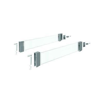 Комплект надставок на боковину designside innotech atira,, nl260, h144, стекло, прозрачные 9194797 Hettich