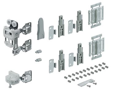 Комплект фурнитуры wingline l 25 кг, самозакрывание, r 9237890 Hettich