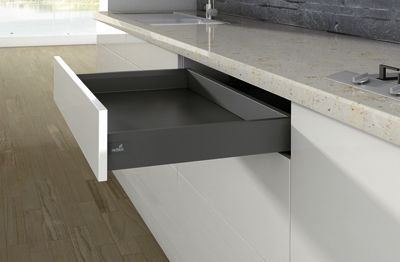 Комплект ящика arcitech с соед .зад.стенки, nl270, h94, цвет ант рацит 9150521 Hettich