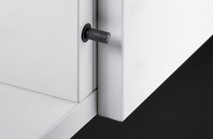 Механизм push to open magnet для петель, под запрессовку, короткий ход, белый 9089592 Hettich