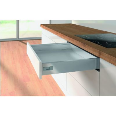 Комплект ящика innotech atira полного выдв. с silent system, h70, nl420, цвет белый 9230047 Hettich