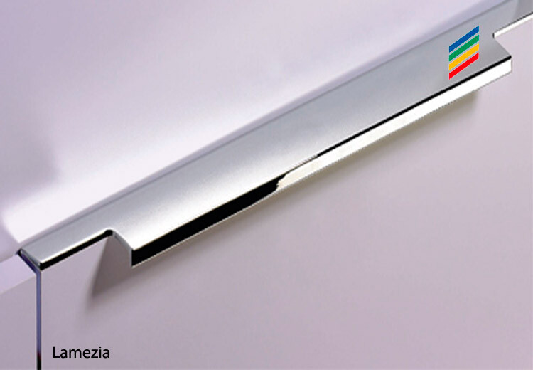 Ручка Hettich, 9105806 Lamezia, длина 495мм, глянцевый хром