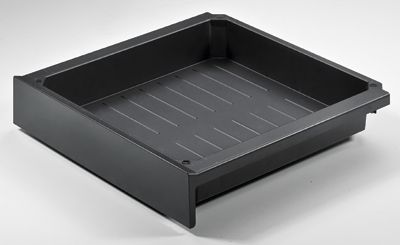 Лоток для канцелярских товаров smartray,h60, пластик, цвет черный 9134235 Hettich