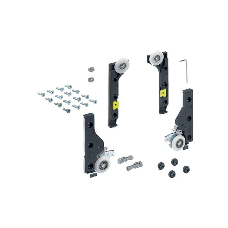 9156339 Комплект фурнитуры SlideLine M без демпфера Silent System, 30 кг