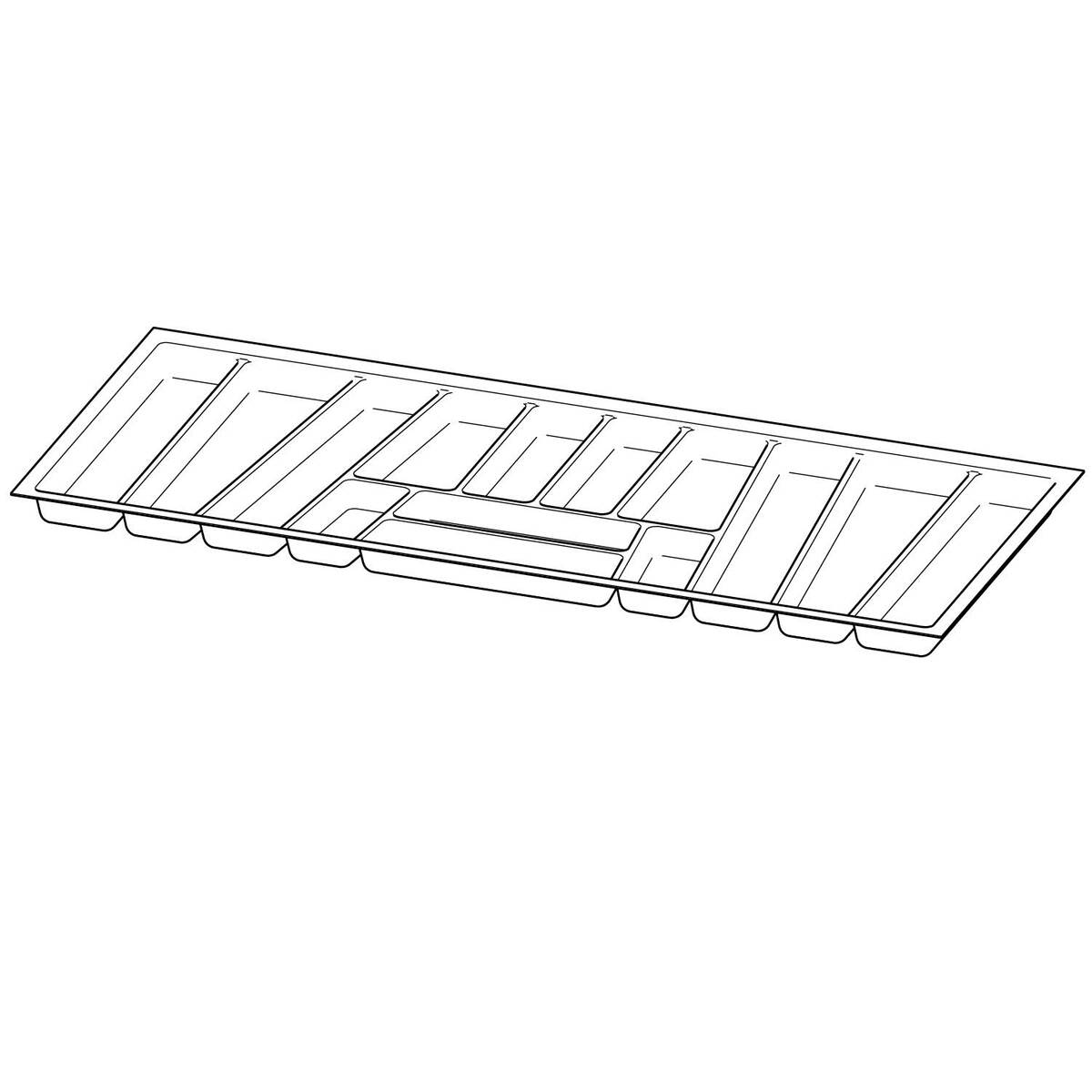 Внутренняя организация OrgaTray 740, NL550, B1200, цвет антрацит
