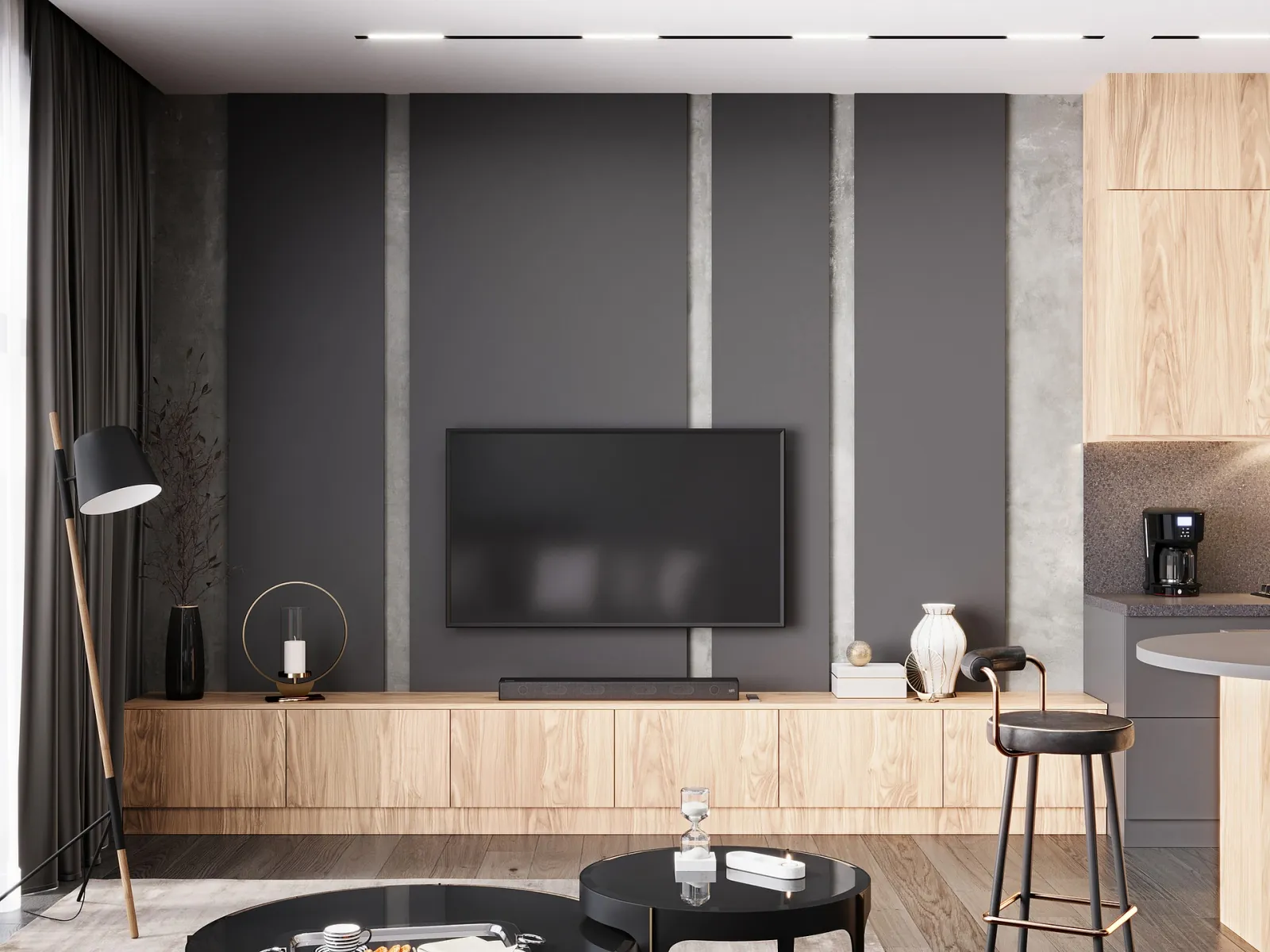 Фасадное полотно «Rehau» FOREST TSS Золотой орех арт. 2590L, 2800*1220 18 мм
